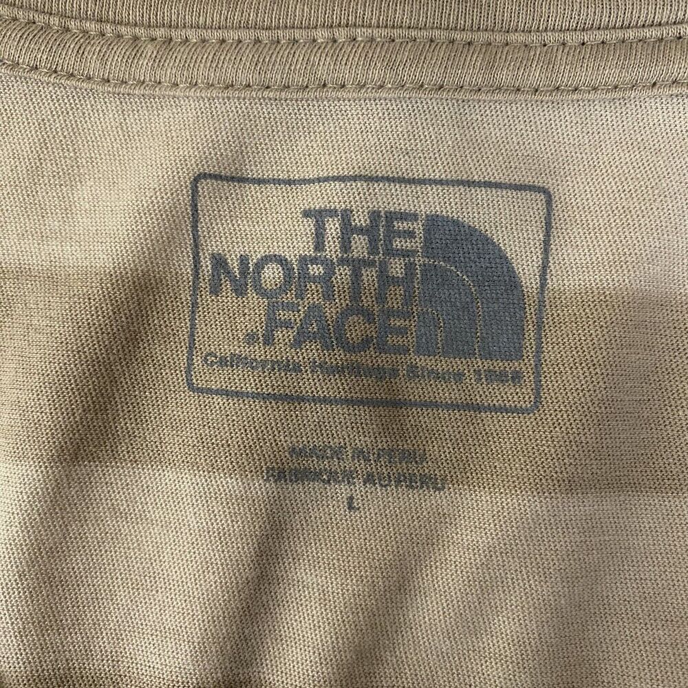 The North Face Woman’s Striped 3/4 Sleeve Shirt Top Size Large. - Picture 5 of 8